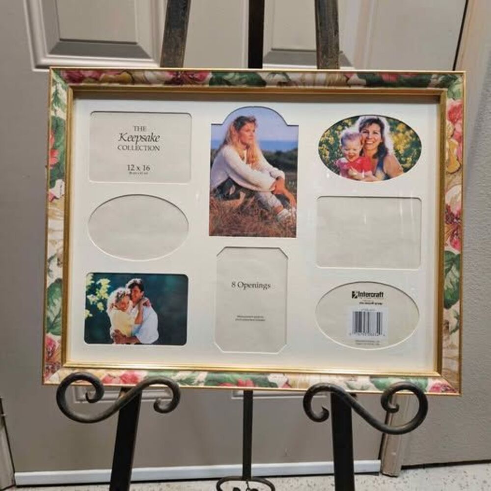 Intercraft The Keepsake Collection 12x16 8-Opening Collage Picture Frame